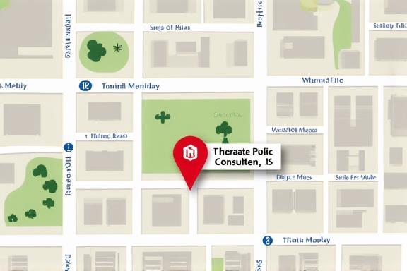 川瀬HRコンサルティングのオフィス所在地を示す地図の画像